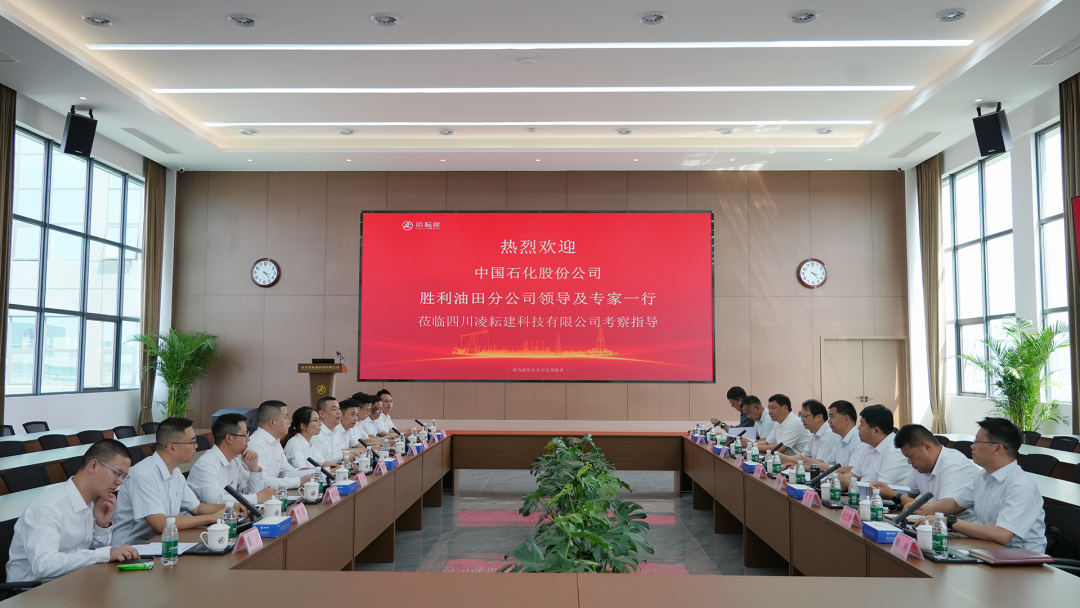 深化供需协同 共促油气装备创新|中石化胜利油田分公司领导及专家一行莅临凌耘建科技考察指导